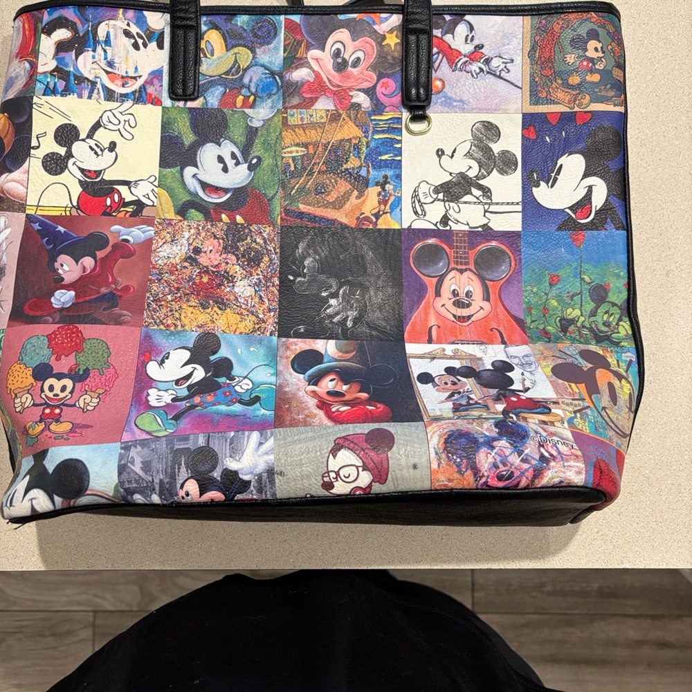 Loungefly Disney 90th Anniversary Mickey Mouse Tote Bag